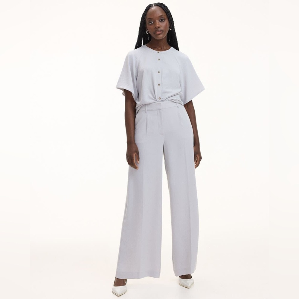 Reitmans  Women's ‘Vapor Blue’ Wide Leg Pants